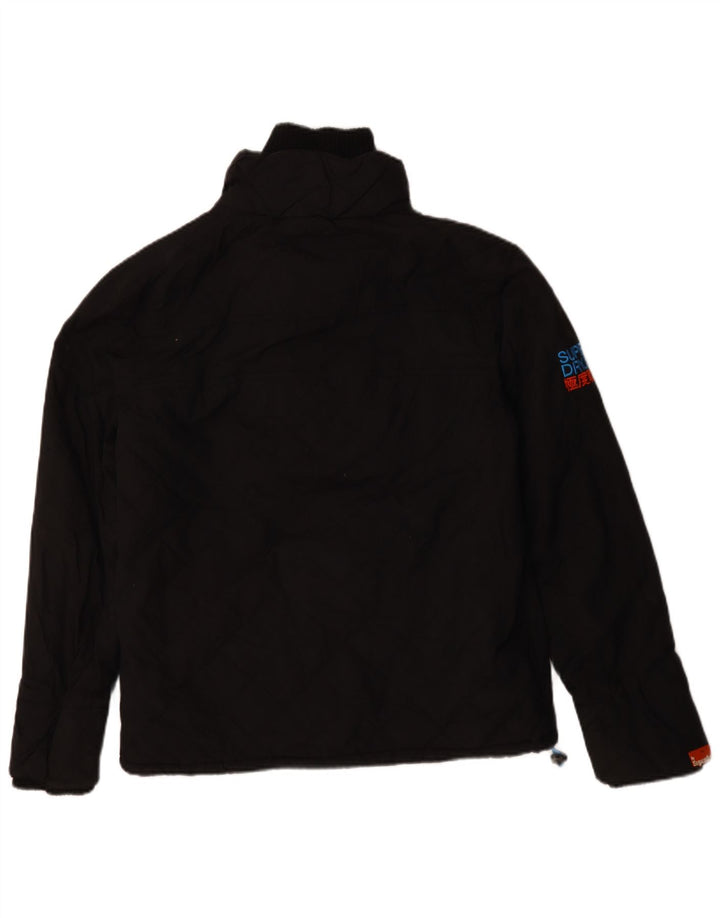 Jaqueta corta-vento masculina Superdry UK 40 grande preto moderno