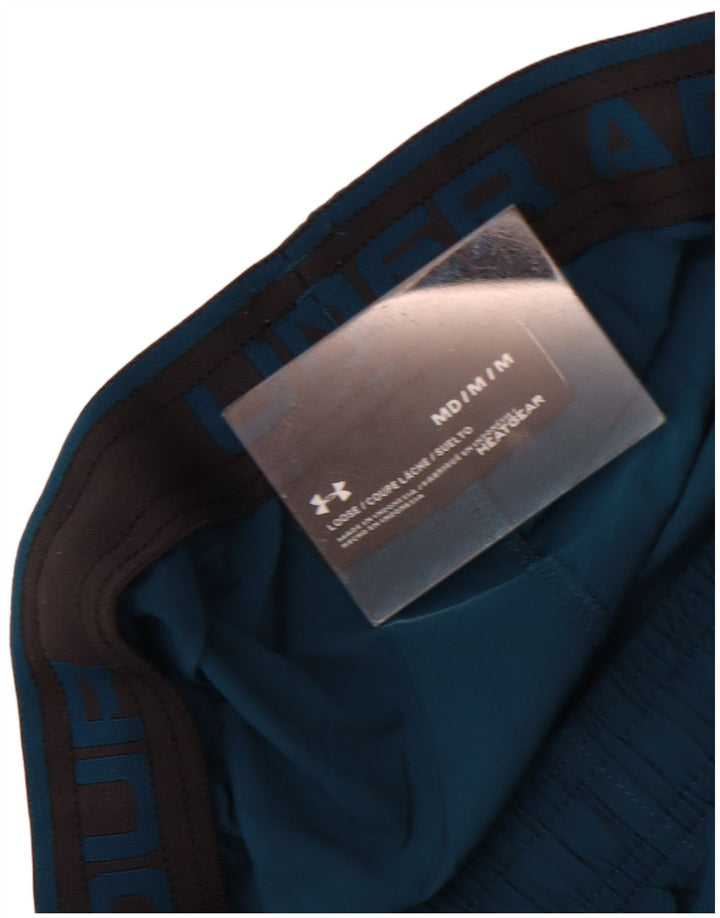 Under Armour Mens Heat Gear Sport Shorts Médio Verde Geométrico