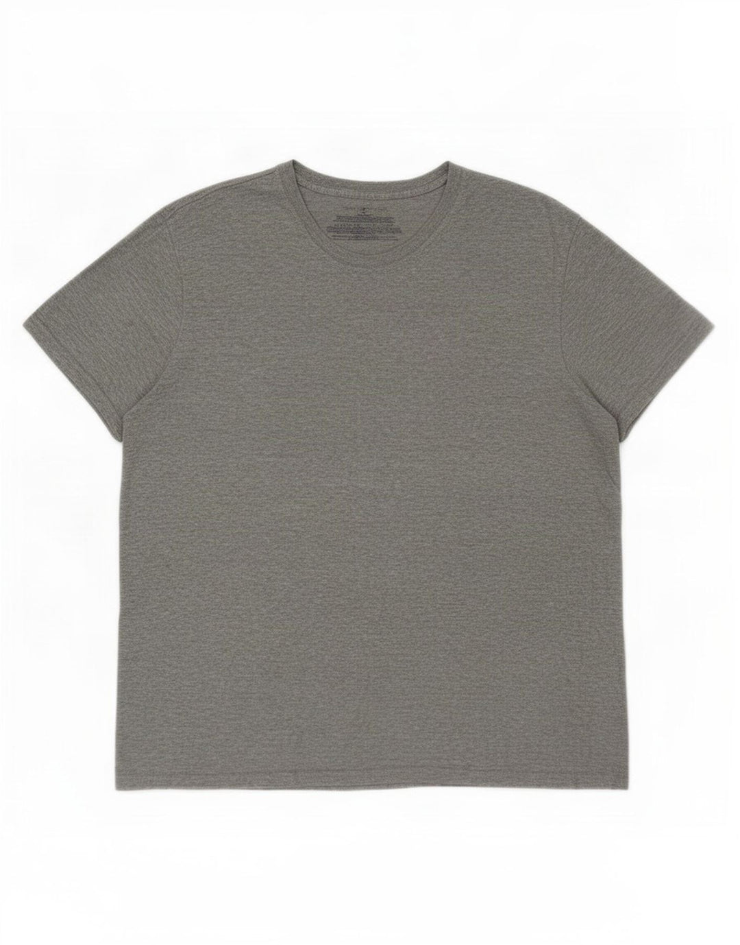 Camiseta masculina Tommy Hilfiger Top cinza médio algodão manchado