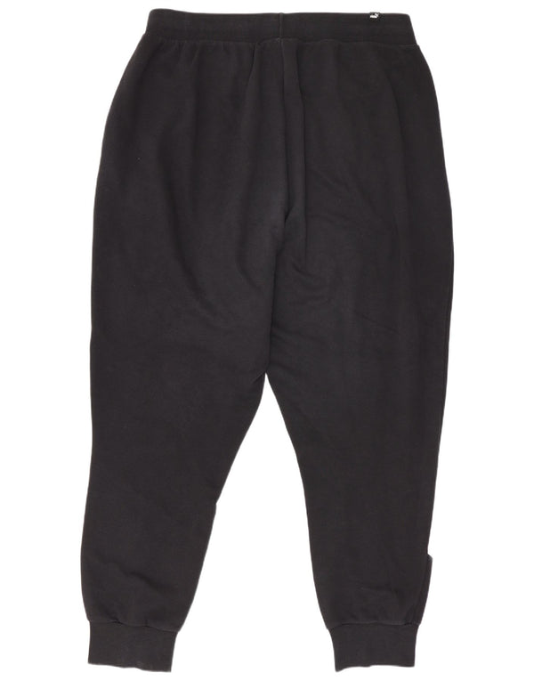 Calça de treino masculina Puma Joggers XL preto colorblock algodão esportivo