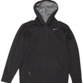 Jumper com capuz Nike masculino Therma-Fit médio preto poliéster