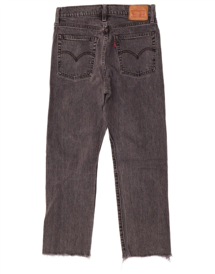 Calça jeans feminina Wedgie Straight LEVI'S W28 L25 algodão cinza