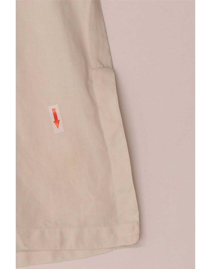 Max Mara Blusa Feminina Top UK 14 Grande Branco