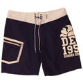 Shorts de natação masculino Sundek gráfico grande bloco colorido azul marinho