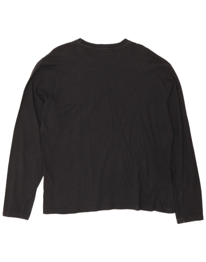 Top masculino Levi's manga comprida XL preto algodão
