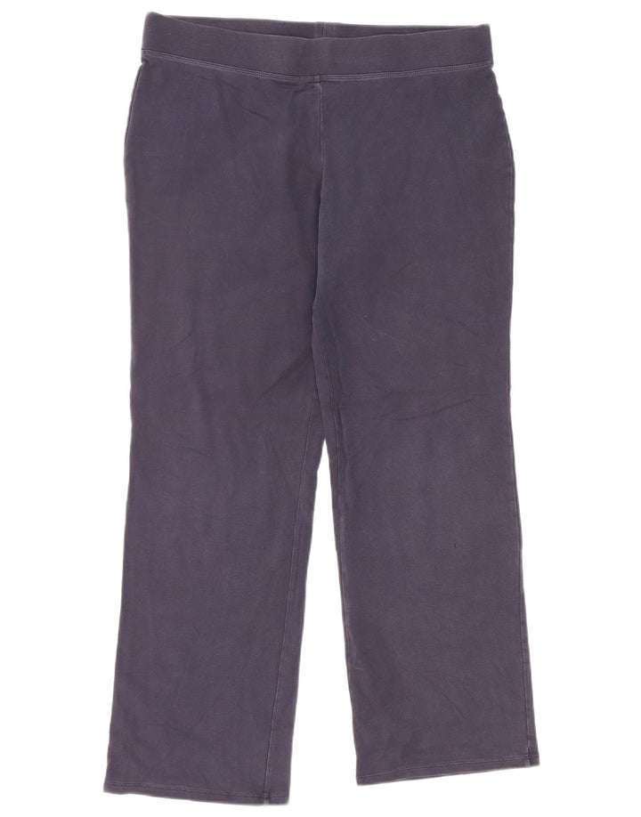 Leggings femininas Marks & Spencer Reino Unido 16 grande algodão azul marinho