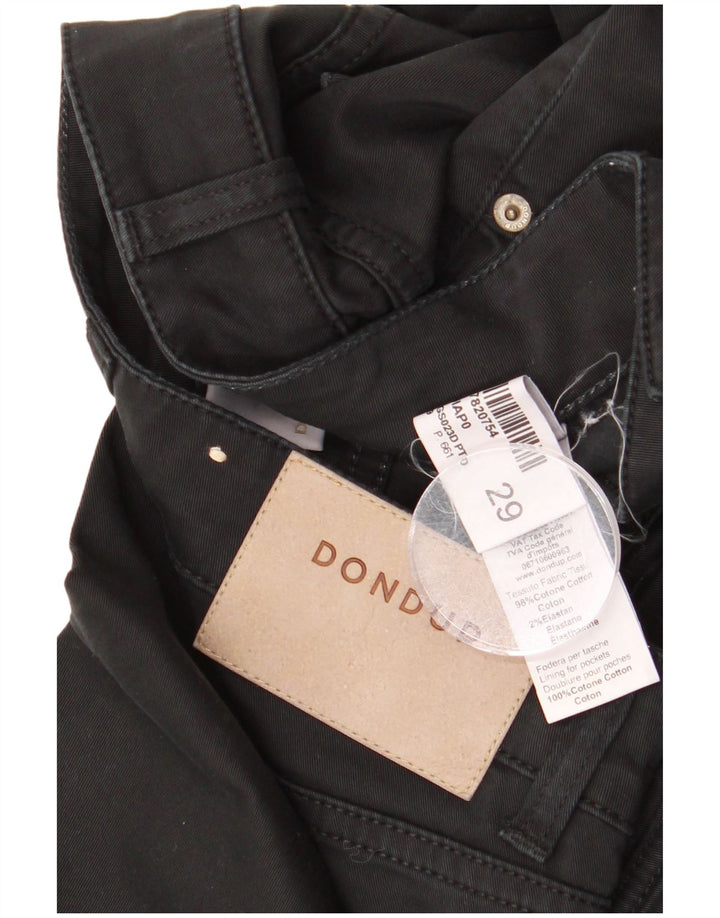 Dondup Jeans Slim Feminino W29 L28 Algodão Preto