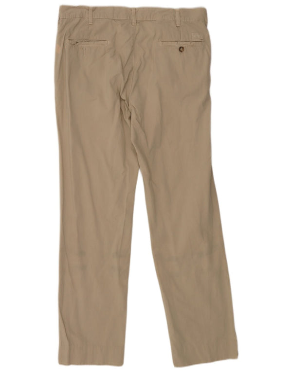 Calça Chino Carrera Masculina 624 Reta W38 L31 Algodão Bege