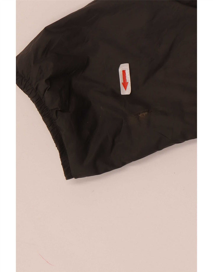 Jaqueta corta-vento masculina com capuz K-Way UK 38 poliamida cinza médio