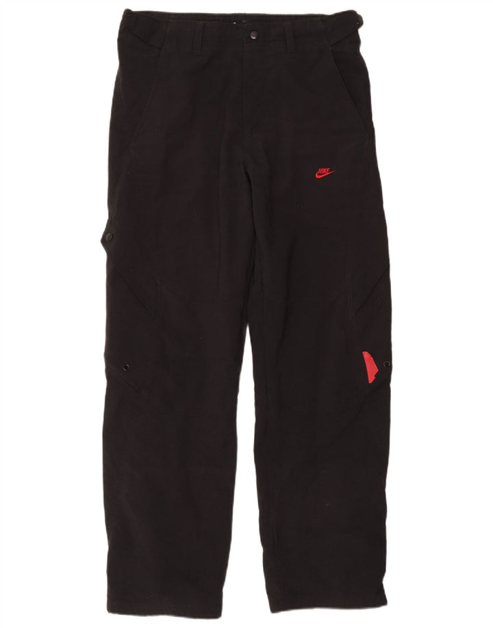 Calça cargo masculina Nike média W34 L30 poliéster preta