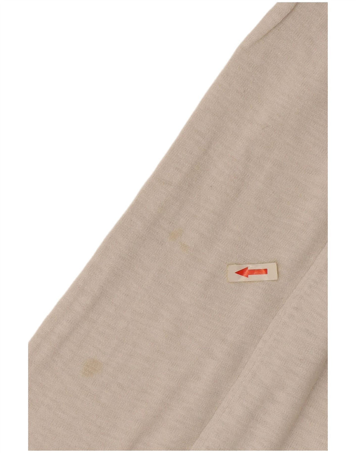 Liu Jo Suéter masculino com gola redonda grande branco