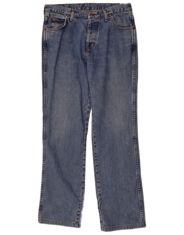 Jeans Wrangler Masculino Reto W32 L32 Azul