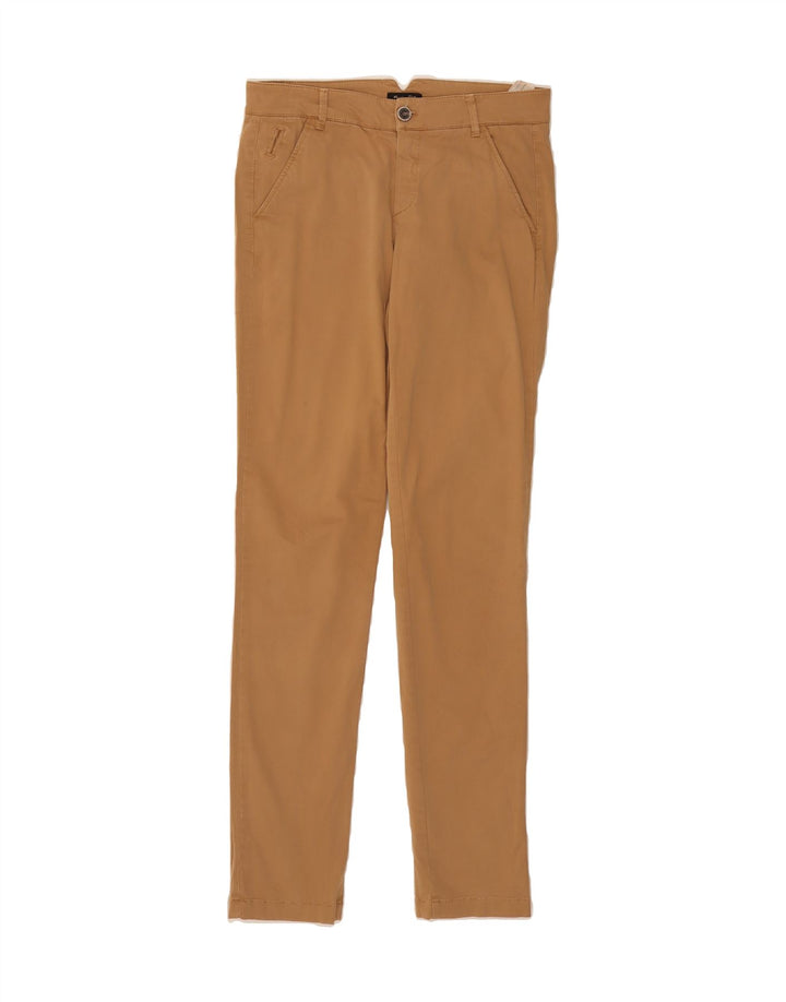 MASSIMO DUTTI Womens Slim Chino Trousers EU 36 XS W26 L32  Brown Cotton Vintage Massimo Dutti and Second-Hand Massimo Dutti from Messina Hembry 