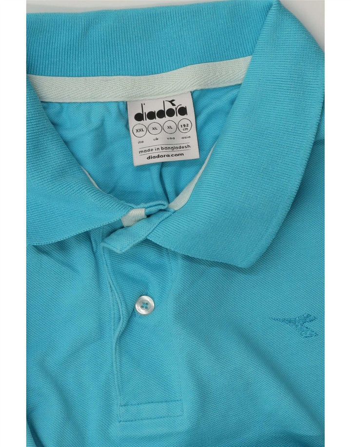 Camisa polo masculina Diadora XL azul