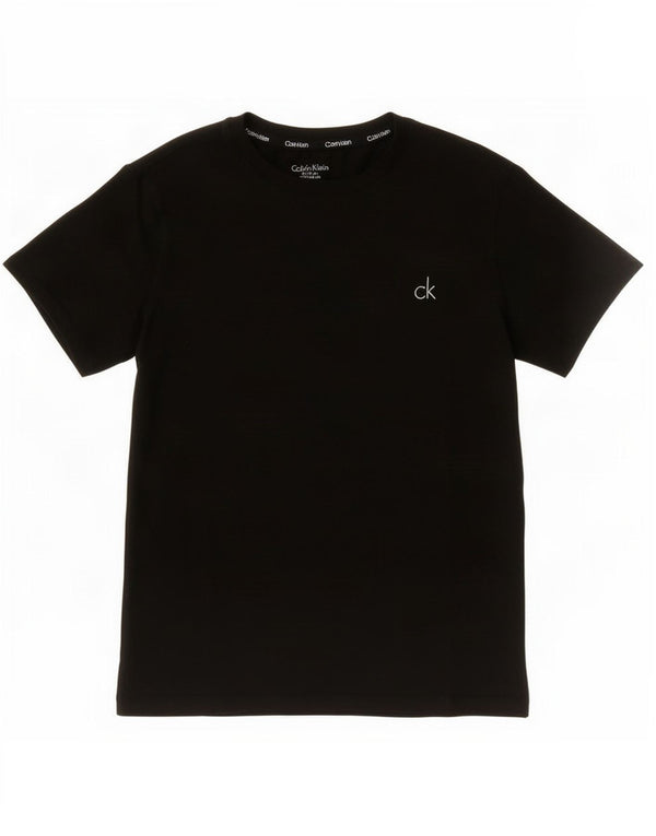 Camiseta Calvin Klein Meninas 12-13 Anos Algodão Preto
