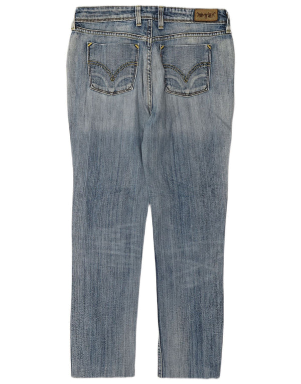 Calça Jeans Levis Feminina 627 Crop Straight W30 L26 Azul