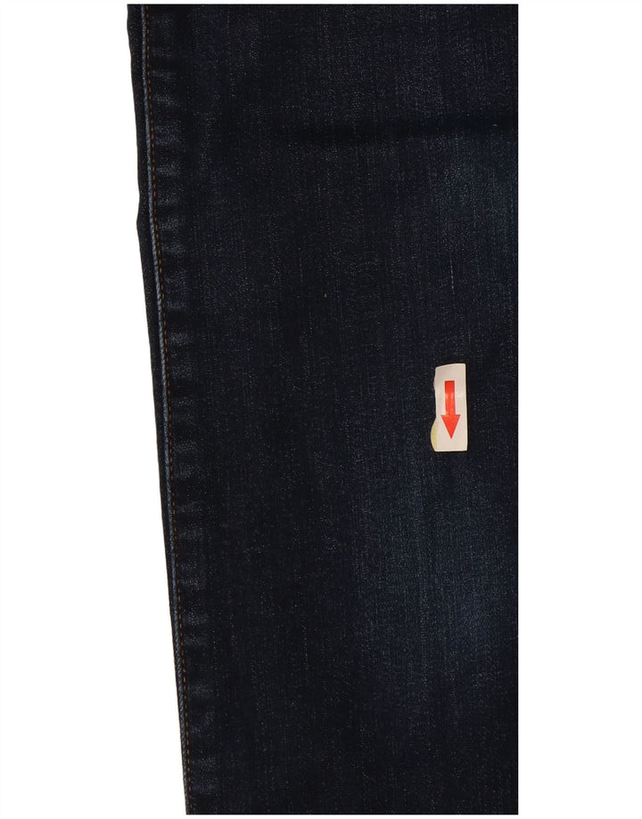 Jeans retos femininos Diesel W27 L32 algodão azul marinho