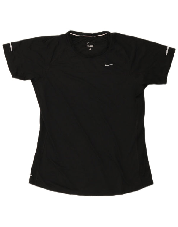 Camiseta feminina NIKE Dri Fit UK 14 grande preta