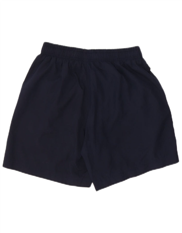 Shorts esportivos masculinos Puma pequenos poliéster azul marinho