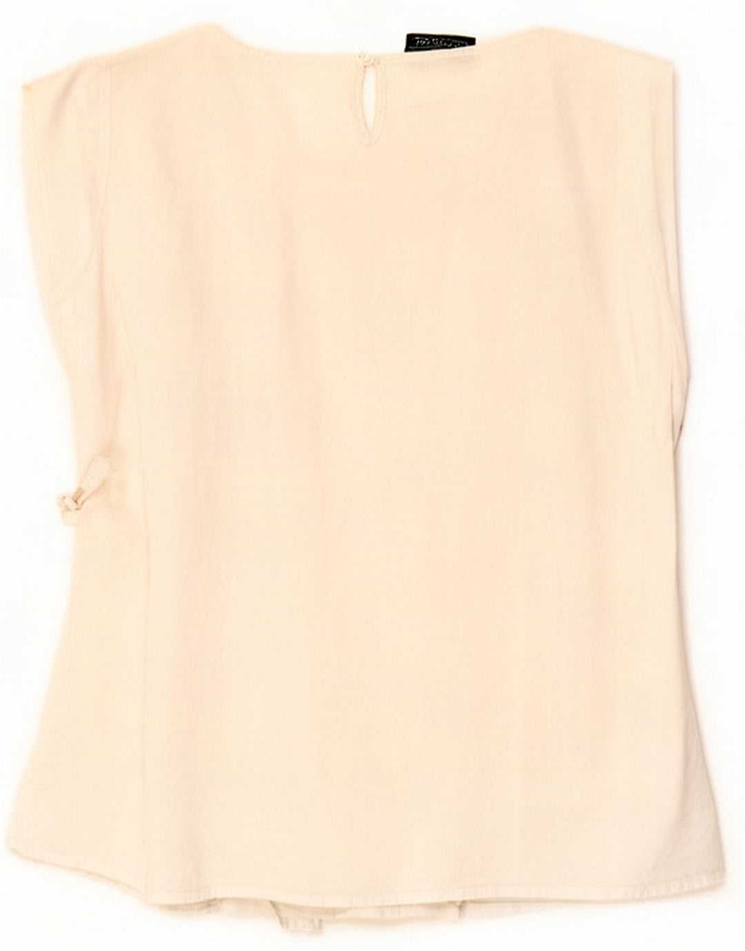 Max & Co. Blusa feminina sem mangas Top UK 12 Branco médio