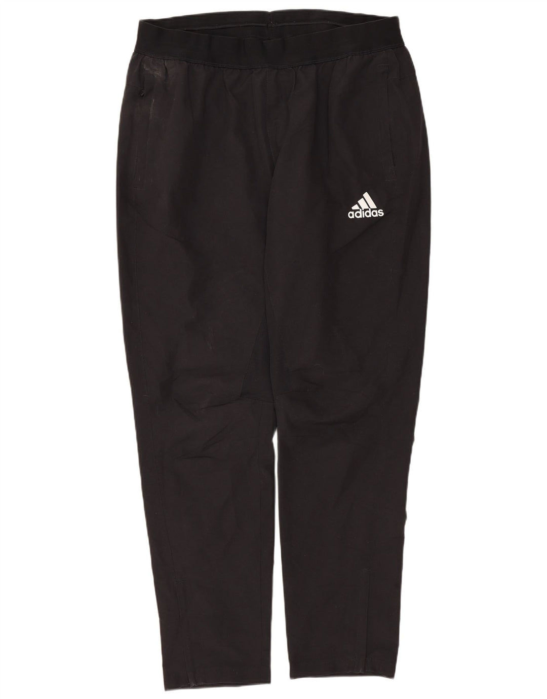 Calça de treino masculina Adidas grande poliéster preto