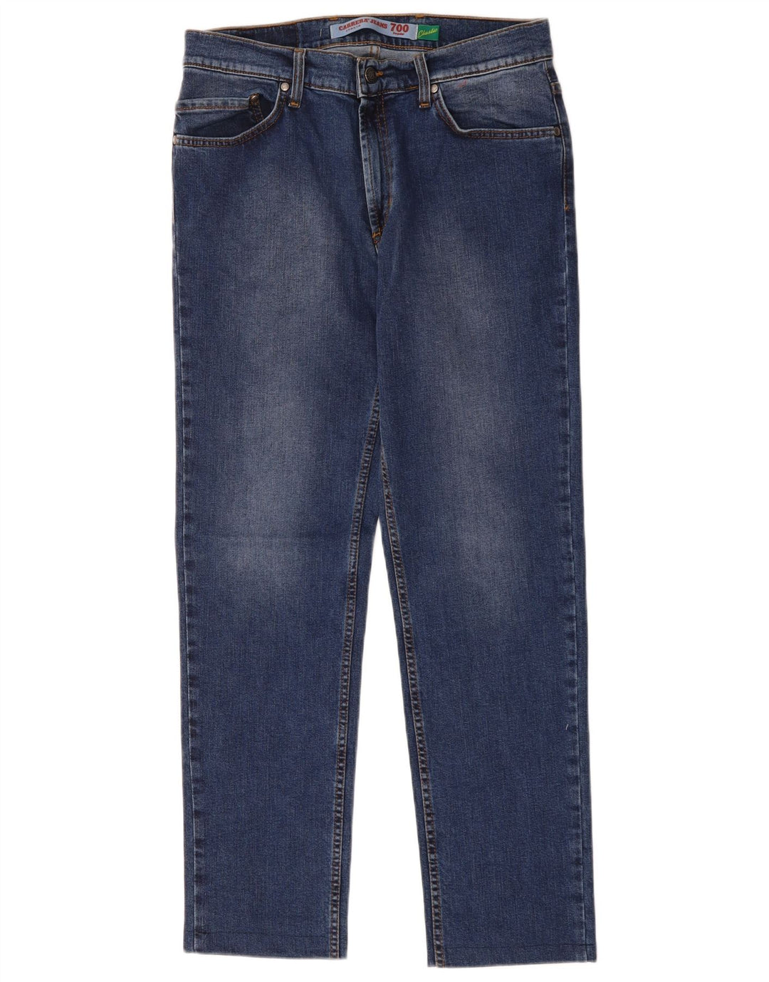 Carrera Masculino 700 Regular Straight Jeans IT 48 Médio W32 L30 Azul Algodão