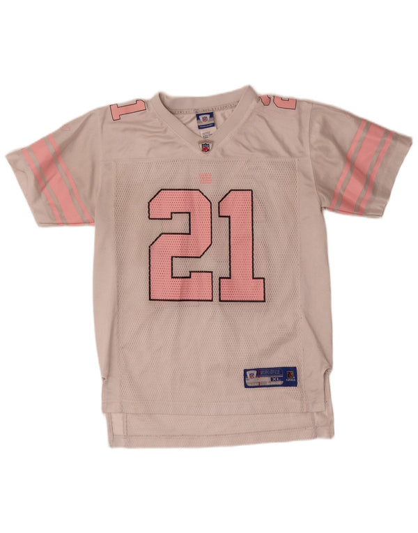 Camiseta Reebok Boys NFL Graphic Top 14-15 Anos XL Branco Colorblock