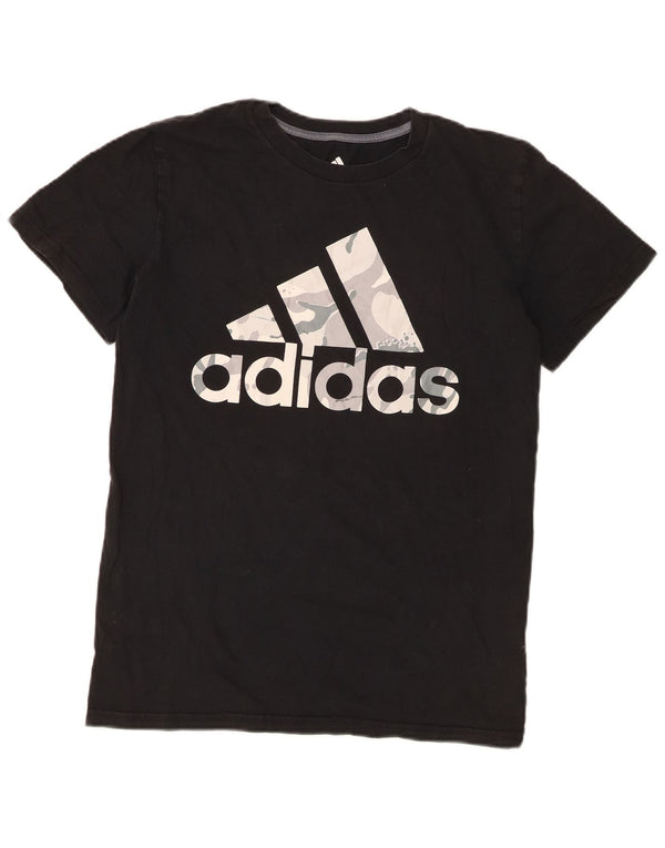 Camiseta Adidas Meninos Graphic Top 12-13 Anos Grande Algodão Preto