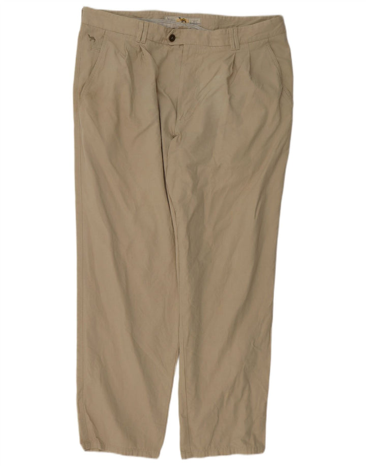 Calça masculina CAMEL ACTIVE Pegged Suit W40 L30 Algodão Bege