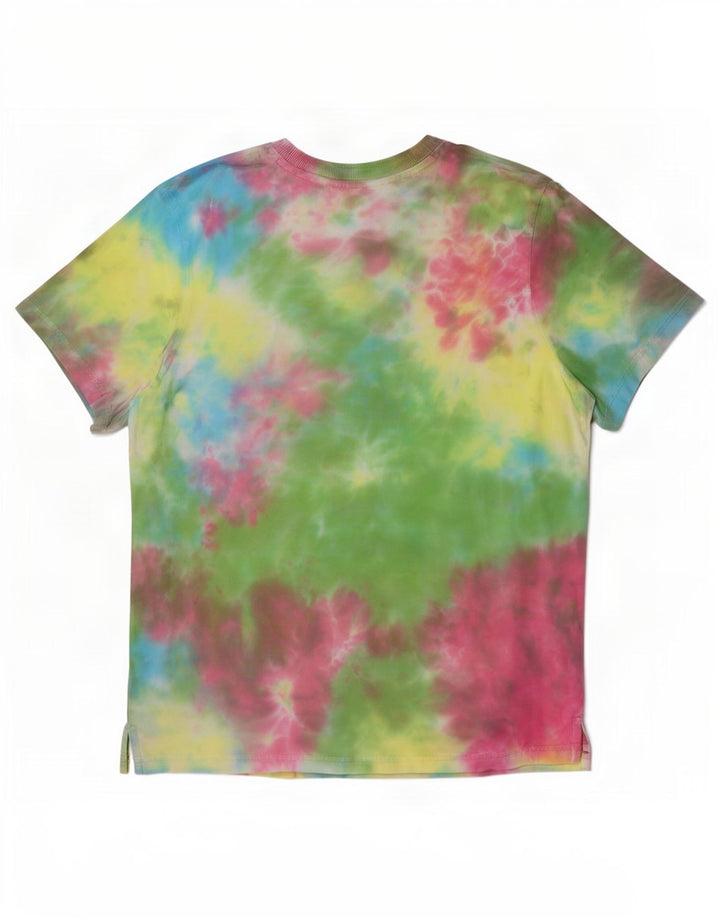 Camiseta feminina Fila UK 12 média multicolorida tie-dye