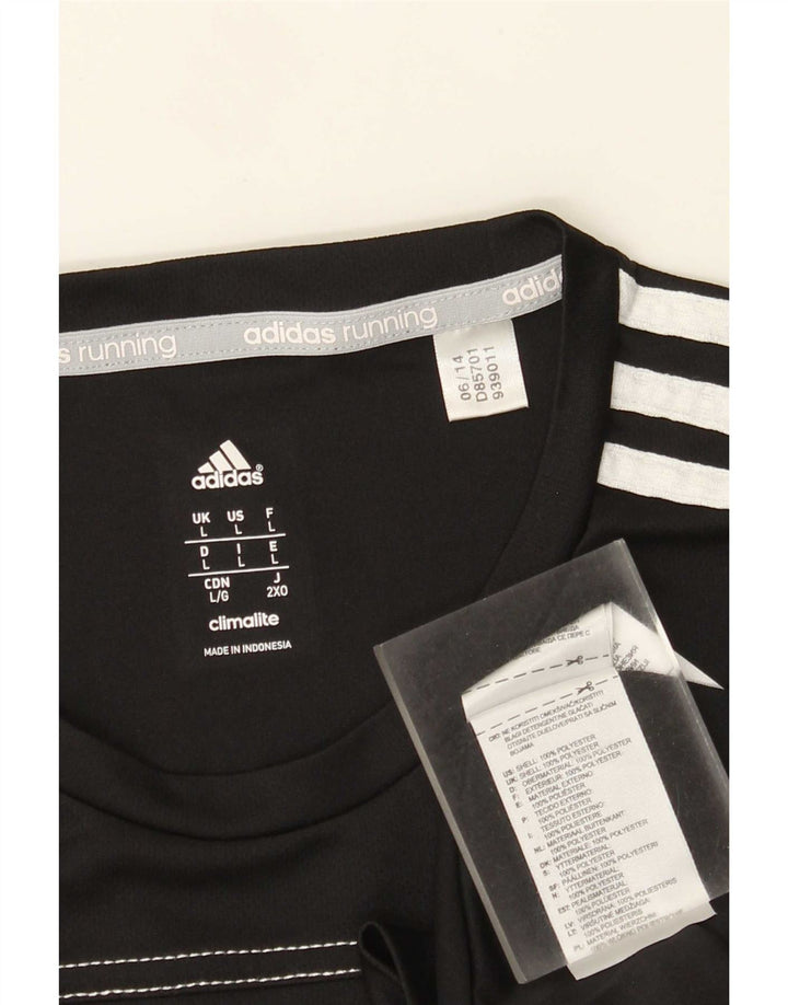 Adidas Masculino Climalite Grande Poliéster Preto Preto