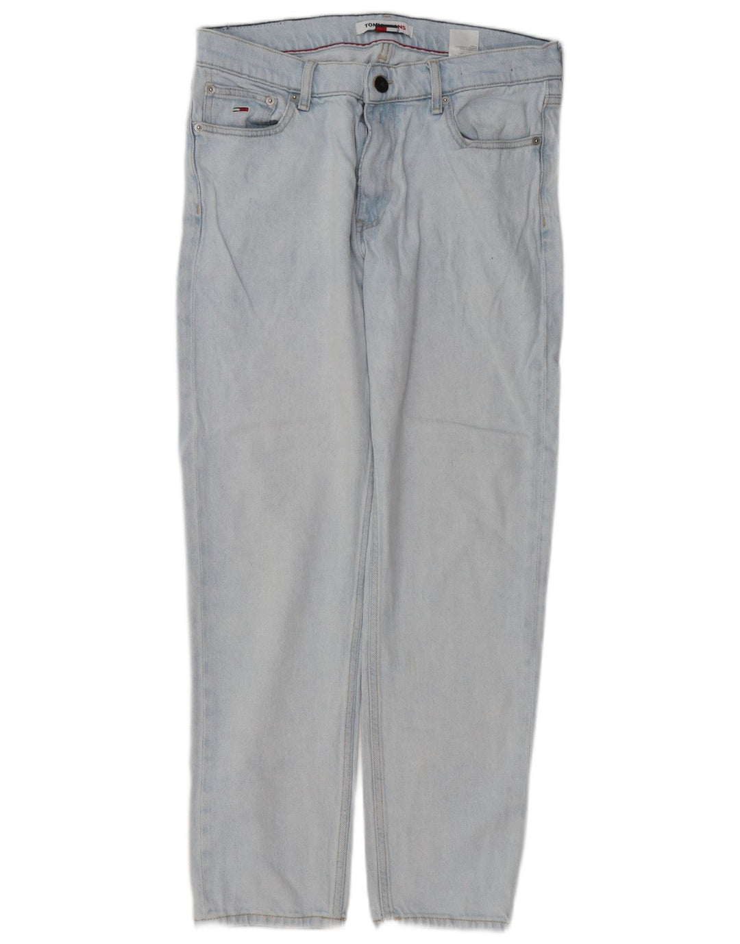 Jeans retos masculinos Tommy Hilfiger W31 L28 algodão azul