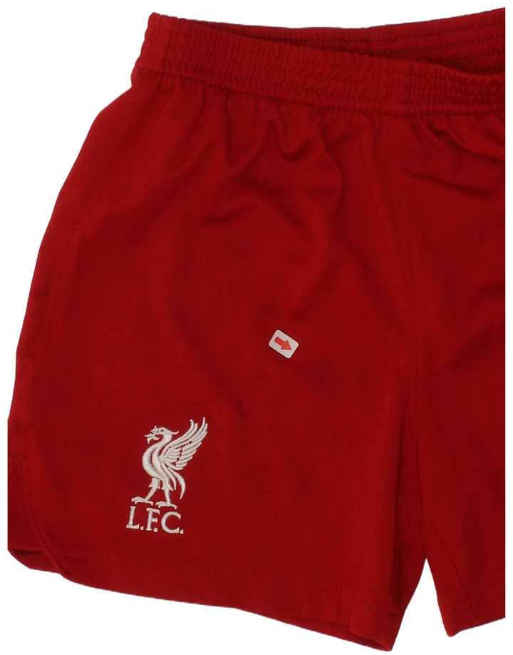 Shorts esportivos Nike Boys Liverpool 5-6 anos médio vermelho