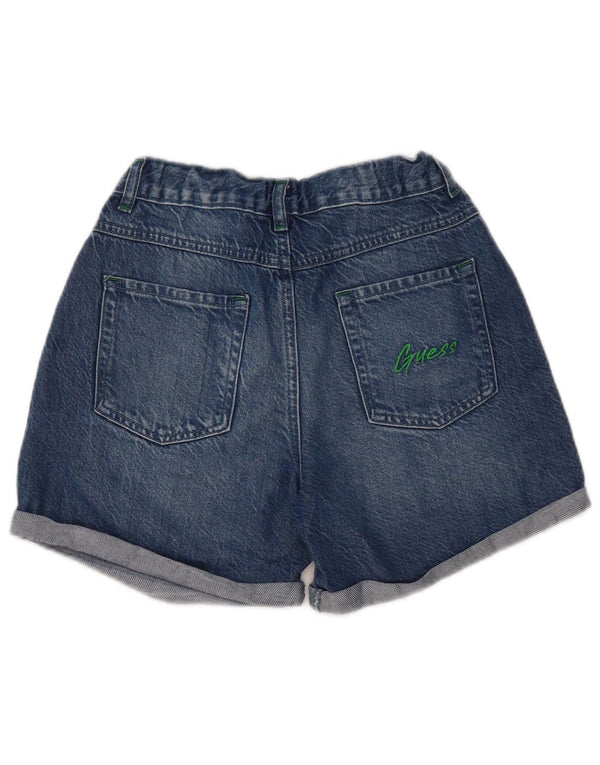 Guess Girls Denim Shorts 11-12 Years W26 Blue Lyocell Classic