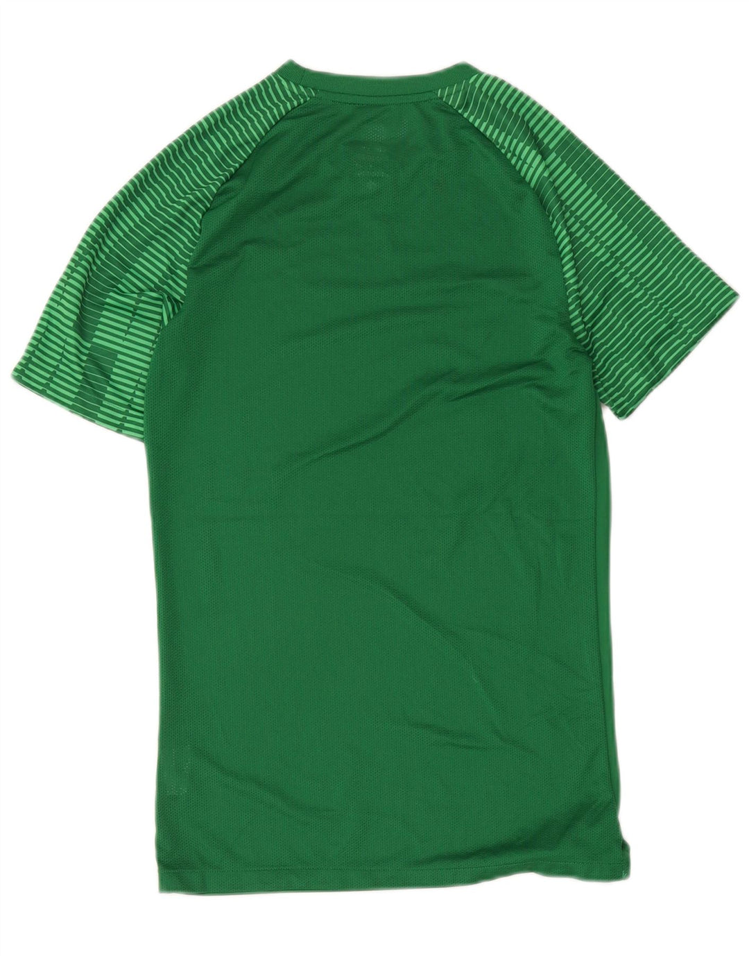 Camiseta Nike Masculina Dri Fit Slim Top Pequeno Poliéster Listrado Verde