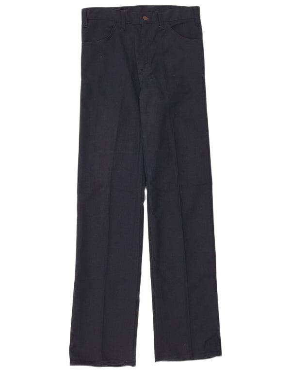 Calça casual reta masculina Levi's W30 L34 algodão azul marinho