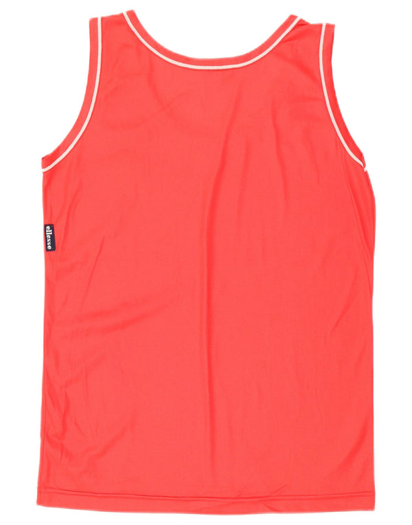 Colete masculino Ellesse Top médio rosa poliamida