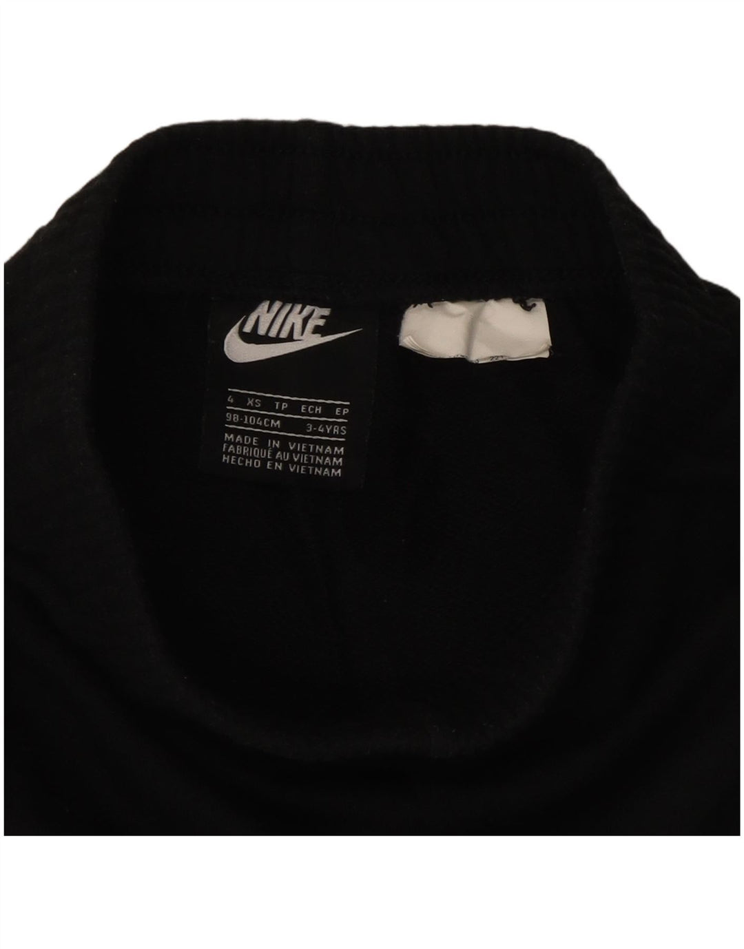 Shorts esportivos gráficos Nike Boys 3-4 anos XS preto