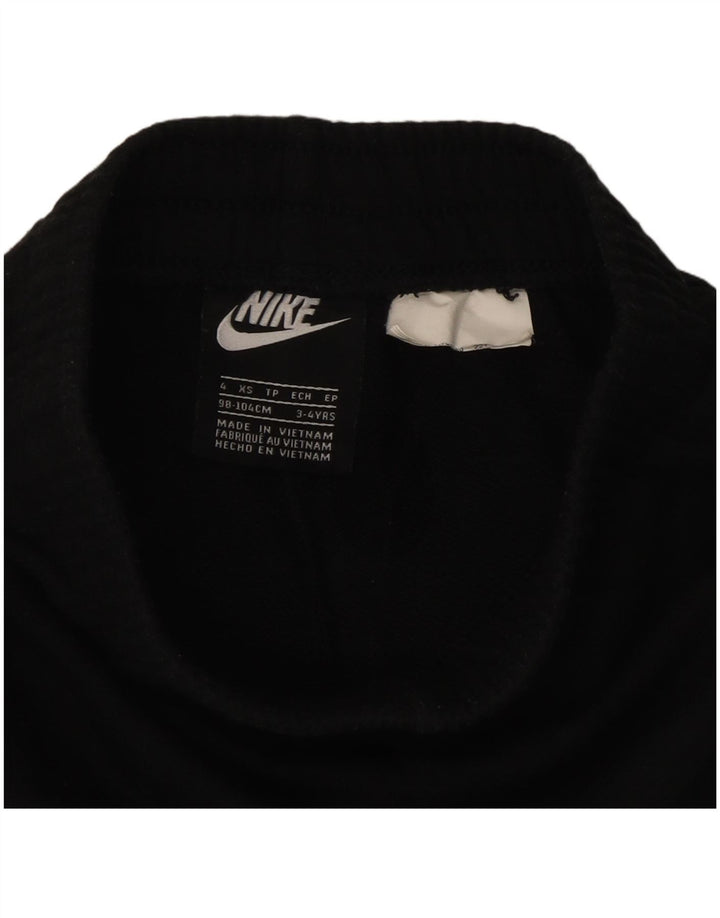 Shorts esportivos gráficos Nike Boys 3-4 anos XS preto