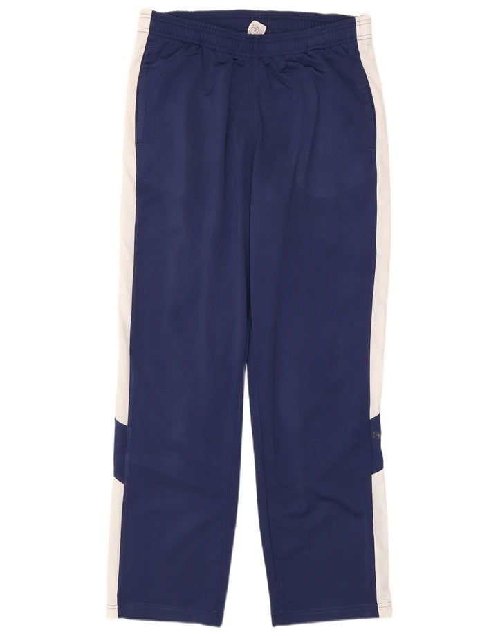 Calça de treino masculina Puma grande azul marinho colorblock poliéster