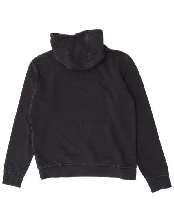Nike Mens Graphic Hoodie Jumper Medium Black Cotton