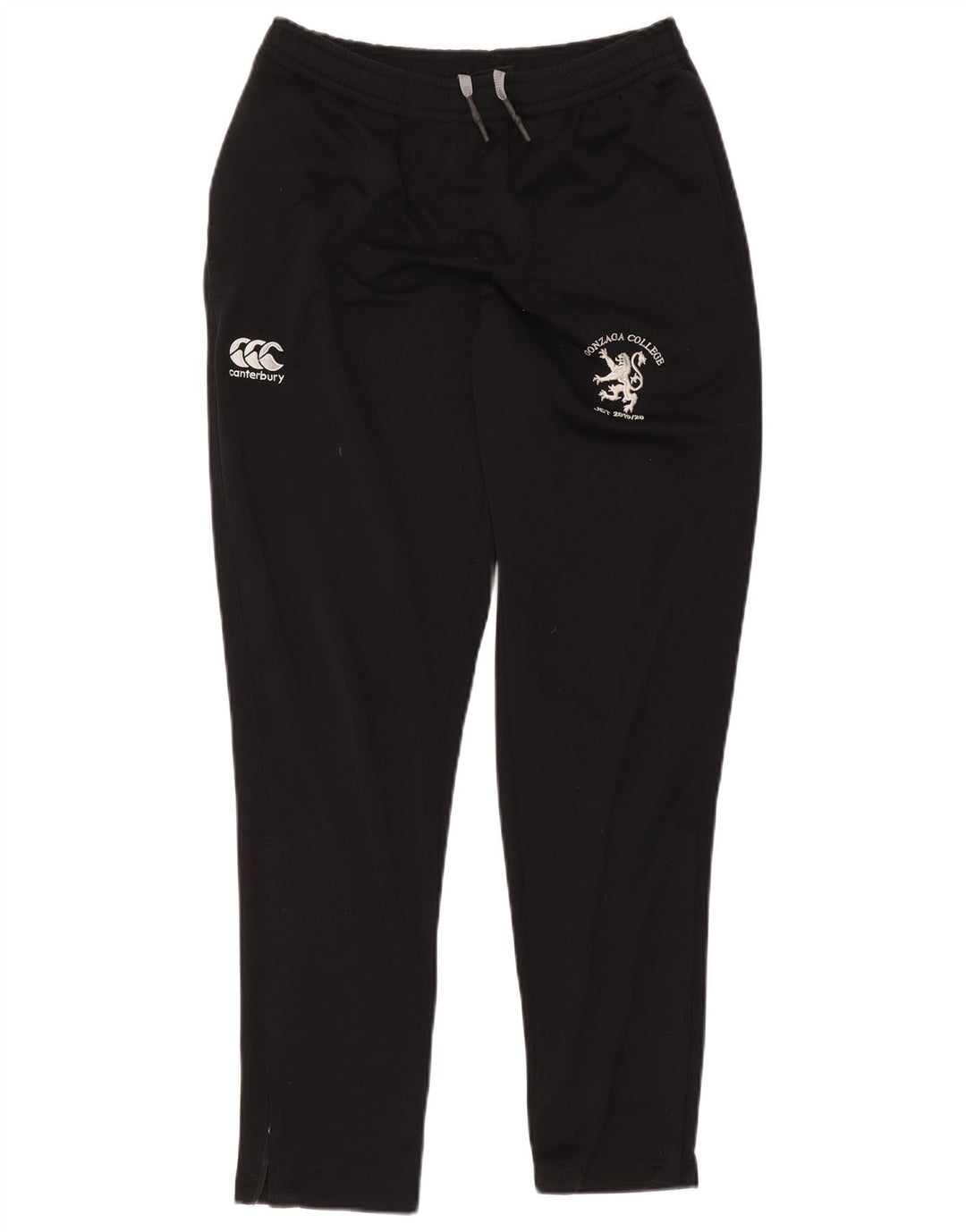 Calça de treino masculina Canterbury com estampa gráfica preta média de poliéster