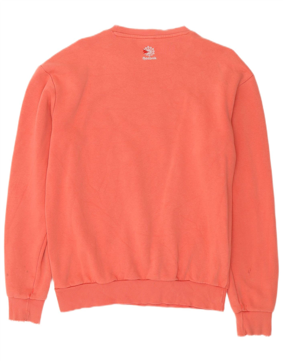REEBOK moletom gráfico masculino jumper médio algodão rosa