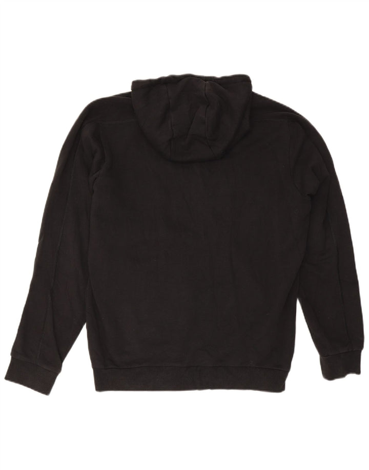 Adidas masculino gráfico moletom com capuz médio algodão preto