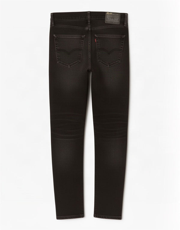 Calça jeans masculina Levi's 512 Slim Tapered W31 L32 algodão preto