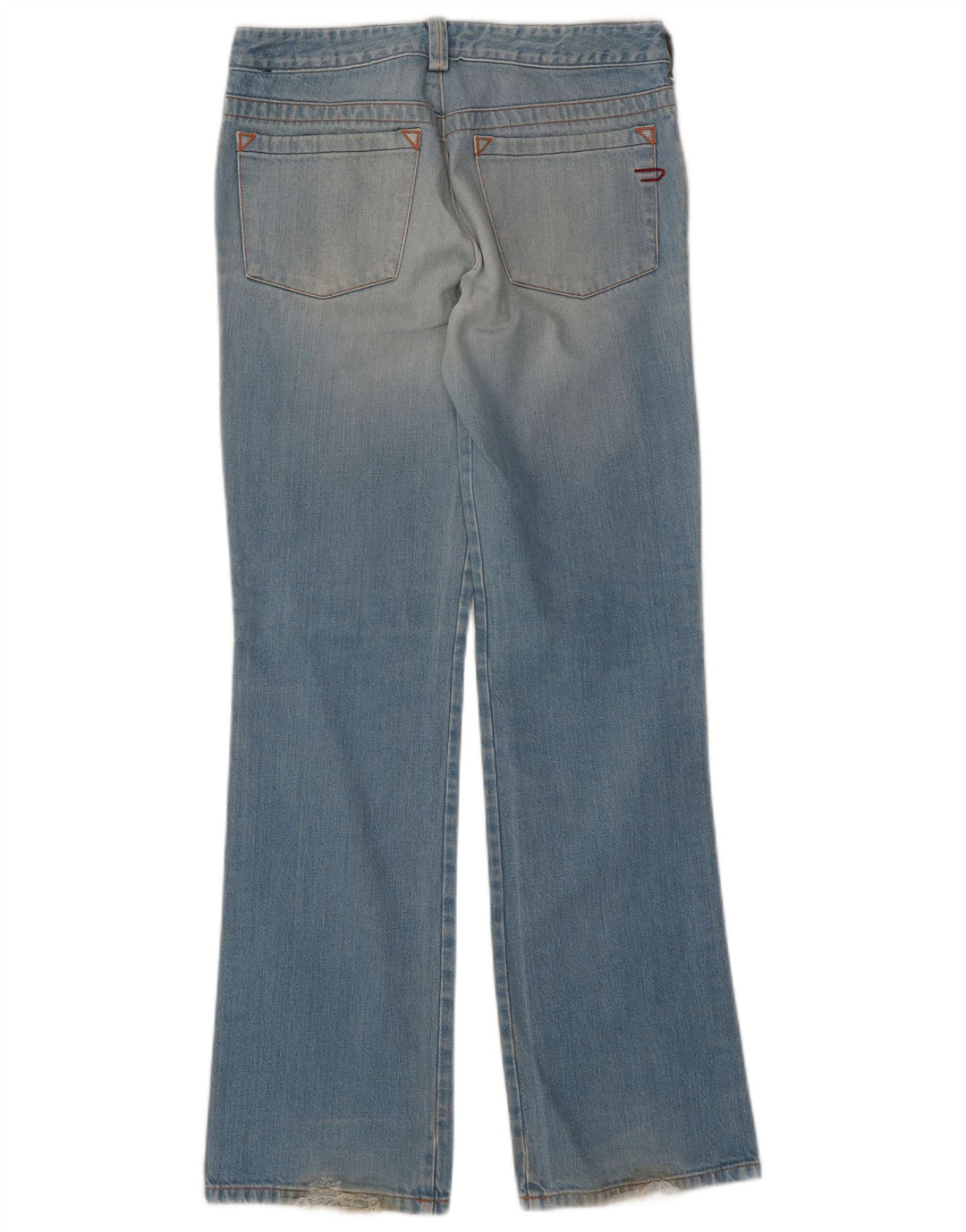 Diesel feminino bootcut jeans W32 L34 azul algodão
