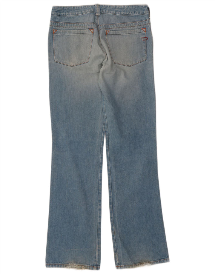 Diesel feminino bootcut jeans W32 L34 azul algodão