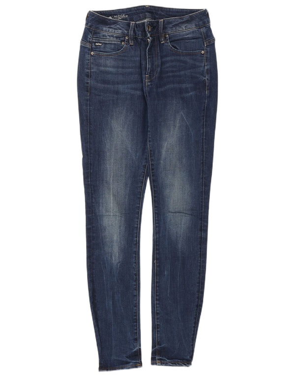 Calça jeans skinny Midge feminina G-Star W28 L30 algodão azul marinho