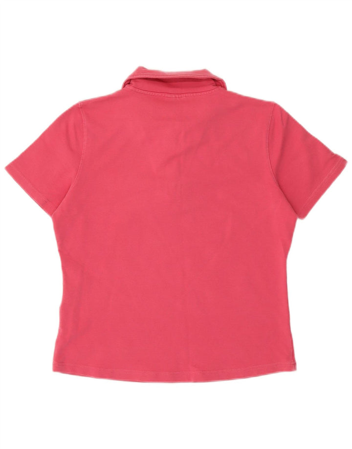 Polo feminino BARBOUR UK 12 rosa médio