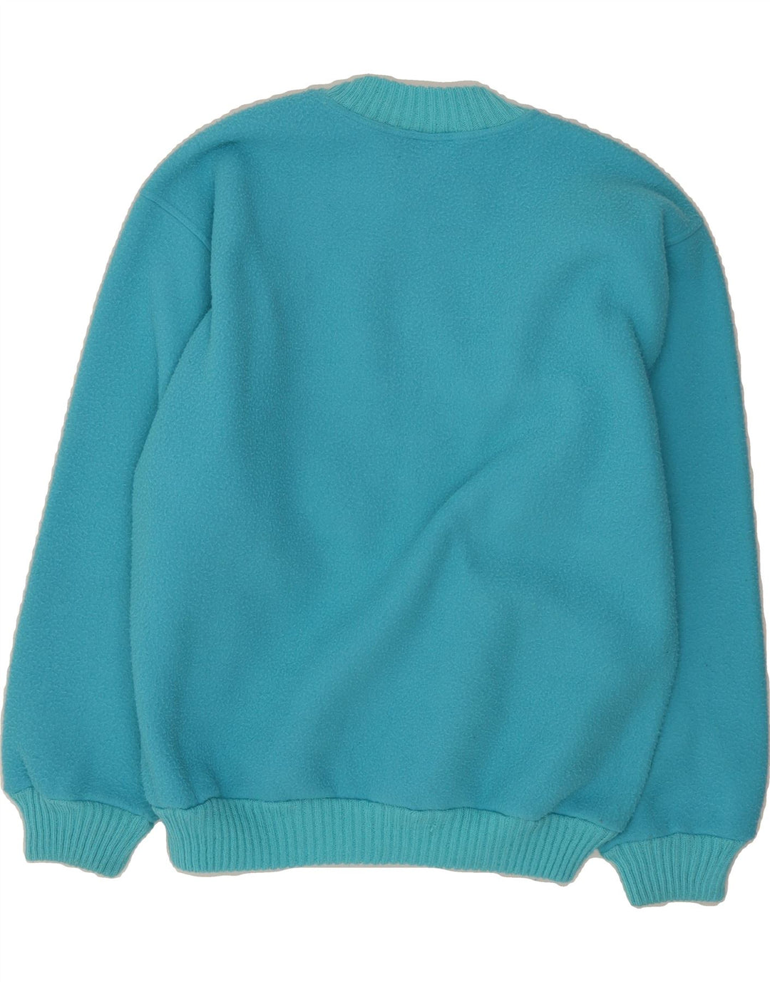 NORTH POLE Mens Fleece Jumper Large Turquoise Vintage North Pole and Second-Hand North Pole from Messina Hembry 